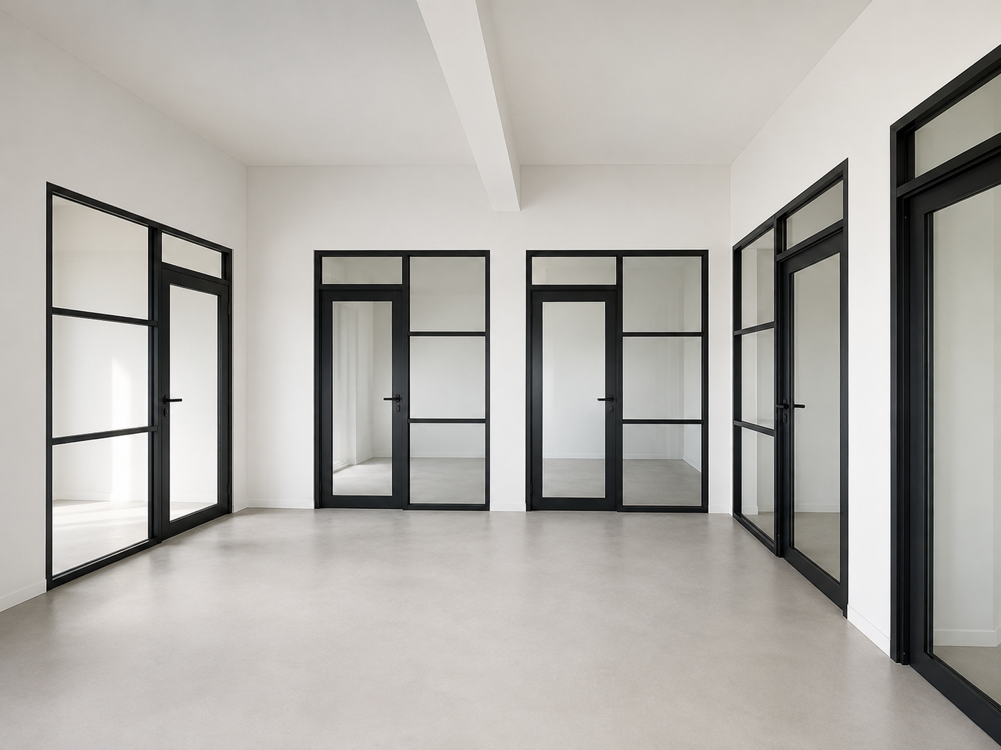 Modern office partition interior